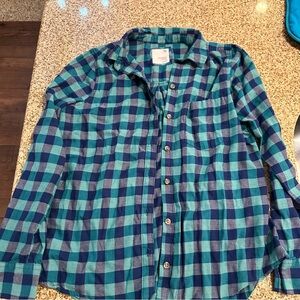 SO Favorite Shirt Plaid Flannel Shirt size Medium